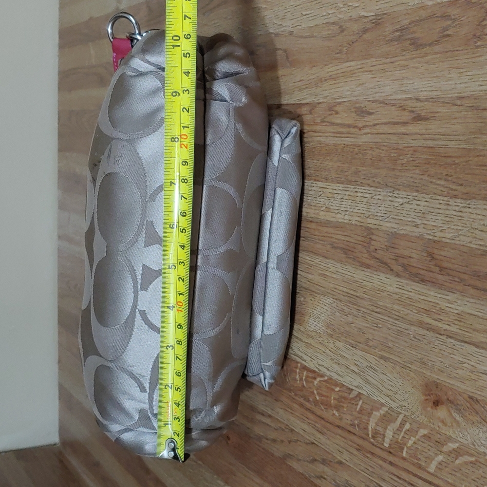 Coach Sateen Leather Shoulder Bag - Picture 13 of 16